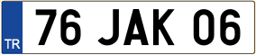 Truck License Plate